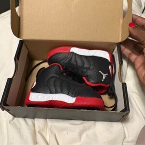 Jordan Jumpman Pro (TD) Kids Black and Red Sneakers size 5C